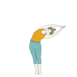 🧘‍♀️ yoga, pose, woman, exercise, fitness, health whatsapp sticker