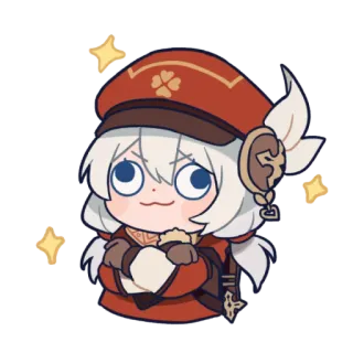 🤪 Klee Genshin Impact klee, genshin impact, anime, video game, spark knight, cute, chibi telegram sticker