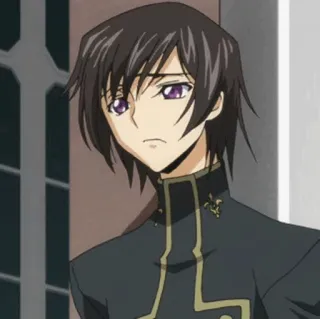 🥀 Lelouch Lamperouge Code Geass Anime, Personaggio, Lelouch, Code Geass whatsapp sticker