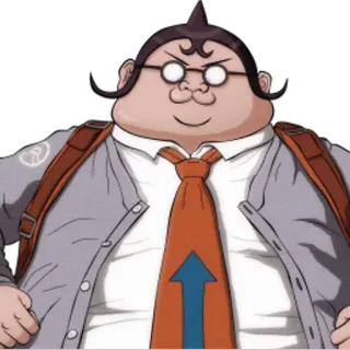 😤 Hifumi Yamada Danganronpa Anime, Danganronpa, Hifumi Yamada, Personaggio telegram sticker