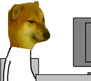 😐 Doge meme, doge, dog, internet meme, computer telegram sticker