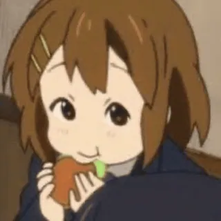 🇺🇦 アニメ, 食べる, 漫画, 食べ物, キャラクター whatsapp sticker
