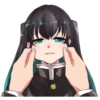 🌀 Muichiro Tokito Demon Slayer 动漫, 可爱, 漫画, 角色, 时透 whatsapp sticker