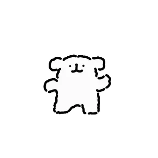 💬 cachorro, filhote, desenho animado, adesivo, fofo, animal whatsapp sticker