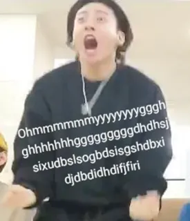 🤪 Ohmmmmmyyyyyyygggh ghhhhhhhggggggghdhsj sixudbslsogbdsisgshdbxi djdbdidhdifjfiri Meme, Lustig, Reaktion, Schrei, Aufgeregt, Tastaturzerschmetterer telegram sticker