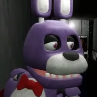 ❓ Bonnie Five Nights at Freddy's Bonnie, FNAF, Five Nights at Freddy's, Jeu vidéo, Animatronique telegram sticker
