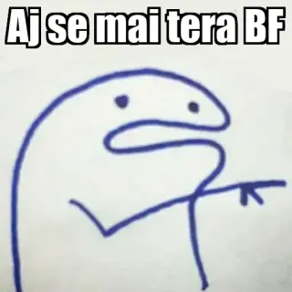 👉 Aj se mai tera BF Meme, Florkofcows, Patyczak, Śmieszne, Humor, Mem internetowy telegram sticker