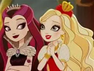😏 Raven Queen Ever After High мультфильм, персонажи, фэнтези, короны, Эппл Вайт telegram sticker