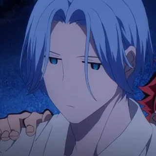 💎 Langa Hasegawa SK8 the Infinity anime, sk8 the infinity, langa hasegawa, cartoon, character, blue hair telegram sticker
