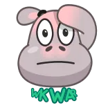 Hopper the Hippo telegram stickers