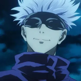 🕸 Gojo Satoru Jujutsu Kaisen Anime, Gojo Satoru, Jujutsu Kaisen, Karakter, Karakter anime telegram sticker