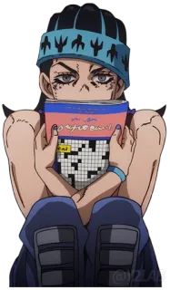 JoJo Part 6: Stone Ocean @Y2LAB telegram stickers