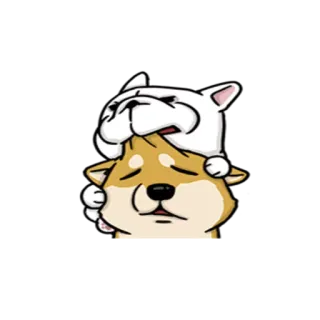 💑 hond, shiba inu, franse bulldog, puppy, schattig, huisdier, dieren, sticker telegram sticker
