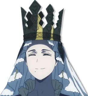 🙂 Mimosa Vermillion Black Clover Anime, Manga, Black Clover, Mimosa Vermillion, Personnage telegram sticker