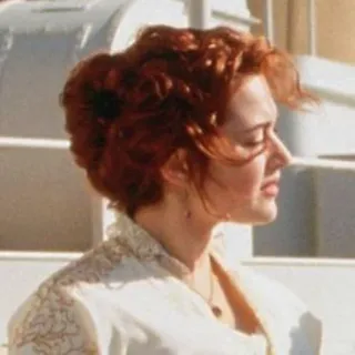 😐 Rose DeWitt Bukater Titanic Róża, Titanic, Kate Winslet, Postać, Film telegram sticker