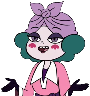 👐 Eclipsa Butterfly Star vs. the Forces of Evil eclipsa butterfly, star vs. the forces of evil, disney, cartoon, character, woman telegram sticker