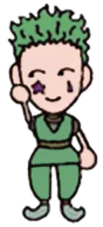😊 Hisoka Hunter x Hunter anime, manga, clown, fighter telegram sticker
