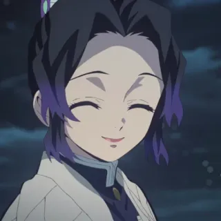 😊 Shinobu Kocho Demon Slayer Anime, Demon Slayer, Shinobu Kocho, Manga, sorridente telegram sticker