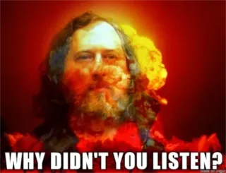🔥 WHY DIDN'T YOU LISTEN? Meme, Humor, Frage, Warnung, Frustration, Enttäuschung telegram sticker