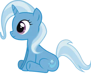 😗 Trixie Lulamoon My Little Pony Pony, Cartoon, Süß, Trixie Lulamoon, My Little Pony, Einhorn telegram sticker