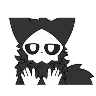 🖤 furry, antro, monstro, criatura, animal telegram sticker