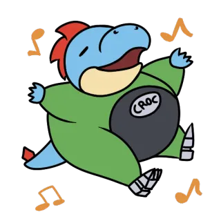 Croc the Croconaw telegram stickers