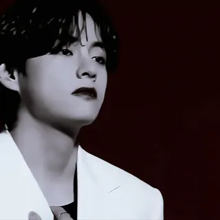 💭 V V, BTS, K-pop, 偶像, 歌手, 韩国, 名人, 音乐 telegram sticker