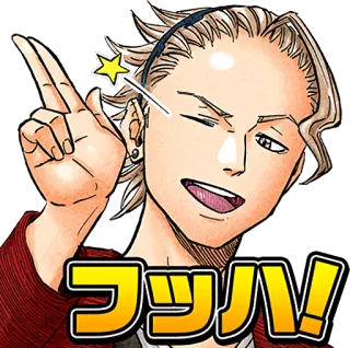 😉 フッハ! Anime, Manga, Kartun, Karakter telegram sticker