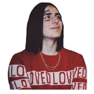 🤗 LOVED LOVED LOVED person, portrait, long hair, casual wear, celebrity, singer whatsapp sticker
