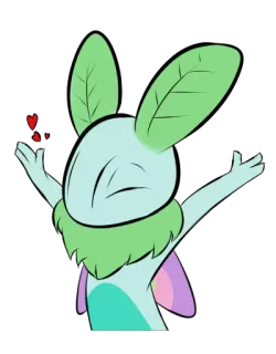 😃 dessin animé, animal, mignon, illustration, amour, coeur whatsapp sticker