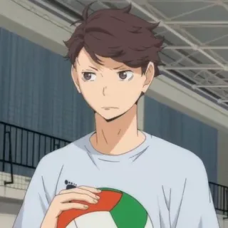 💗 Tooru Oikawa Haikyuu!! Anime, Haikyuu, Tooru Oikawa, Pallavolo, Oikawa telegram sticker