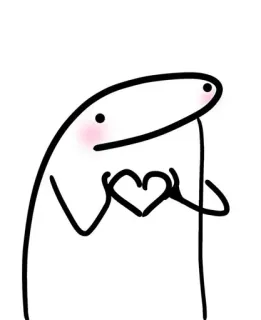💗 Liebe, Herz, Florkofcows, Aufkleber, Cartoon, süß telegram sticker