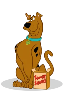 🍪 Scooby Doo Scooby Snacks หมา, การ์ตูน, สกูบี้, ขนม, ปริศนา, อาหาร telegram sticker