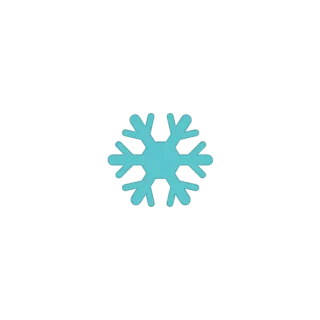 ❄️ snowflake, ice, winter, cold, weather telegram sticker