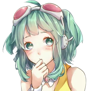 😶 Anime, Manga, Niedlich, Mädchen, Charakter, Illustration telegram sticker