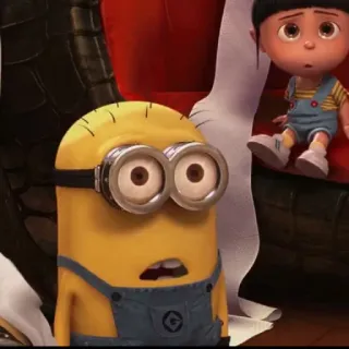 🍌 Minion Despicable Me Minion, kartun, animasi, kuning, karakter telegram sticker