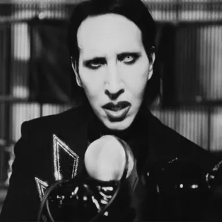 🌟 Marilyn Manson певец, музыкант, шок-рок, готика, индустриальный telegram sticker