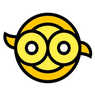 ☯ smiley, yellow, face, emoji, cartoon telegram sticker