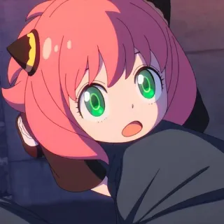 🤗 Anya Forger Spy × Family anime, child, cartoon, Anya, Spy x Family telegram sticker