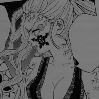 🌟 Daki Demon Slayer Daki, Demon Slayer, Anime, Mangá telegram sticker