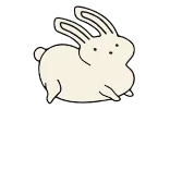 🐰 rabbit, bunny, animal, cute, cartoon, domestic animal telegram sticker