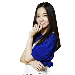 😊 donna, ragazza, coreana, idol, asiatica, sorriso, ritratto telegram sticker