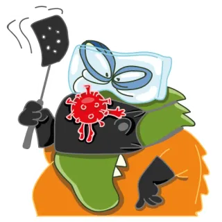 Крокодил Радзивилл :: @gerbova telegram stickers