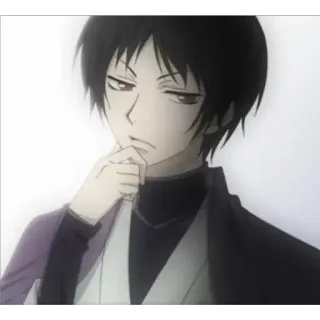 😶 Anime, Manga, Personaggio, Arte, Ritratto, Illustrazione whatsapp sticker