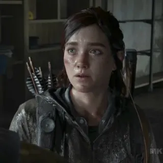🪶 Ellie The Last of Us зомби, апокалипсис, видеоигра, выживание, лук и стрелы telegram sticker