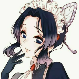 🦋 Shinobu Kocho Demon Slayer Anime, Demon Slayer, Shinobu Kocho, Personagem, Mangá, Kawaii, Borboleta whatsapp sticker