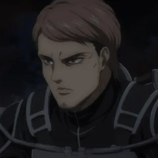🐎 Zeke Yeager Attack on Titan Anime, Zeke Yeager, L'Attacco dei Giganti, Personaggio, Personaggio anime telegram sticker