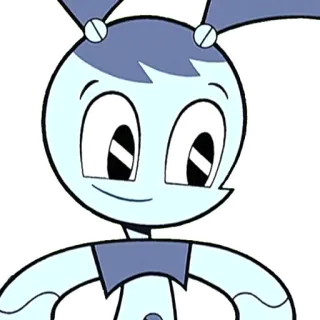 🙂 Jenny Wakeman My Life as a Teenage Robot dessin animé, robot, animé, personnage, Jenny Wakeman, ma vie de robot adolescente telegram sticker