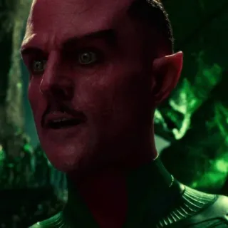 🧪 Sinestro Green Lantern DC Comics, Superheld, Alien, Bösewicht, rote Haut telegram sticker