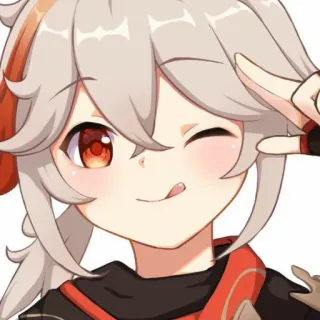 😋 Kaedehara Kazuha Genshin Impact Anime, Jeu vidéo, Kazuha, Genshin Impact, Personnage telegram sticker